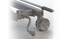 Zijdelingse wandafstandshouder kort