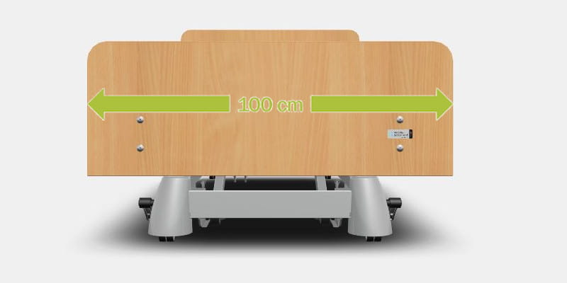 lit de soins sentida sc - lit de soins bas universel - aussi polyvalent que vos besoins