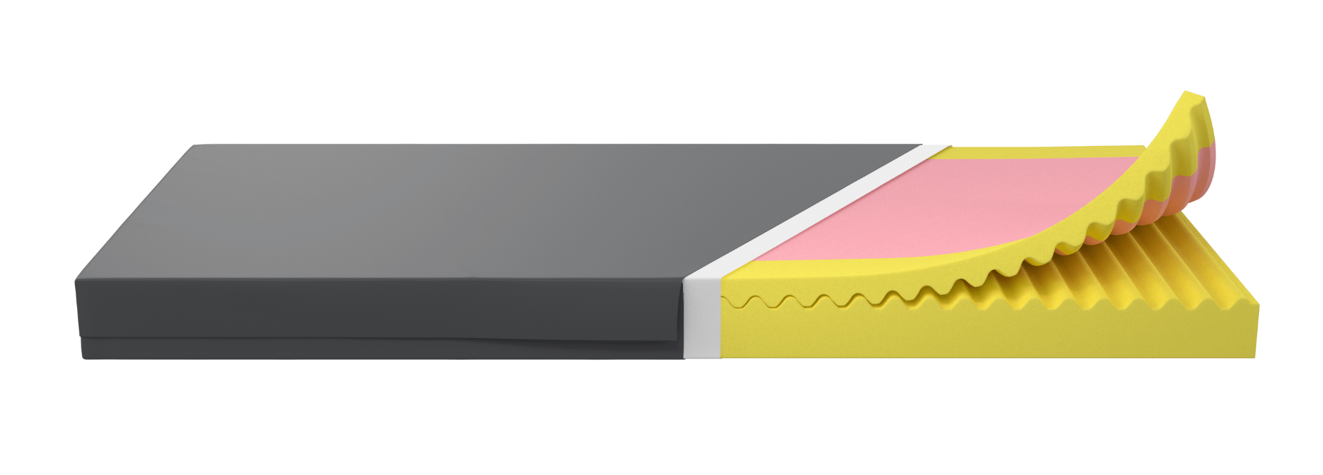 MediMatt 30 - Matelas passif moderne à deux couches pour un grand confort.